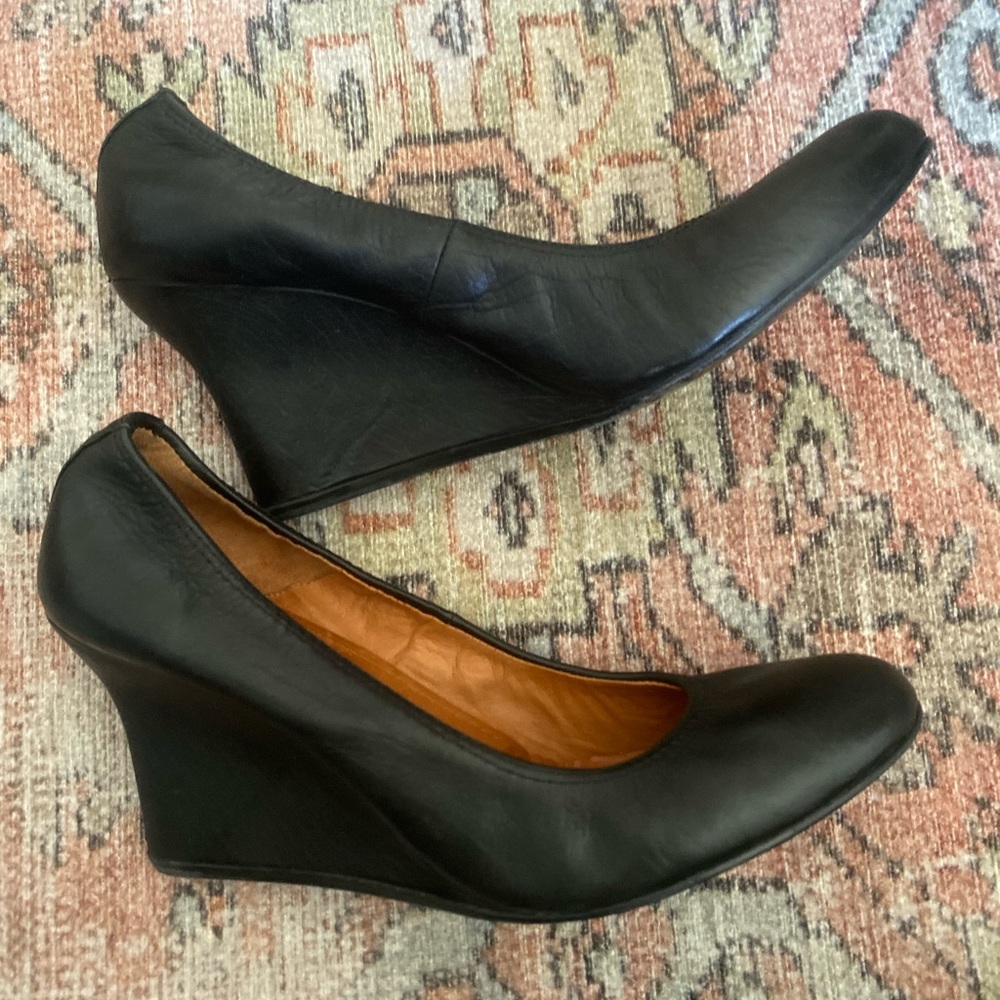 Lanvin leather wedge heels EU 40